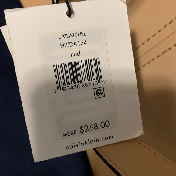 Calvin Klein Shoulder Bag Purse, Color Tan - Picture 3 of 3